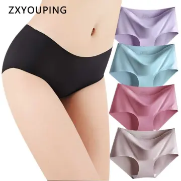 S-Shaper Women Seamless Ice Silk Middle Waisted Comfy Sexy Underwear -  China Breathable Underwear and Comfortable Underwear price