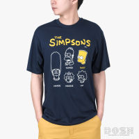 DOSH OVERSIZED SHORT SLEEVE T-SHIRTS THE SIMPSONS เสื้อยืดโอเวอร์ไซส์ M-2XL 9FSIMT5074-BL-NV