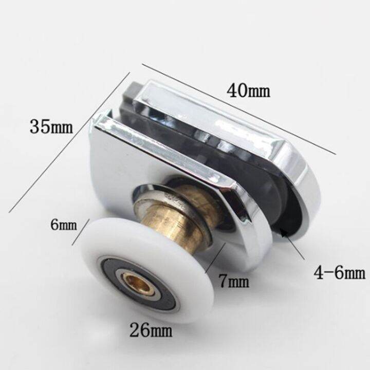 Bathroom Door Rollers Home Pulley Wheels Glass Sliding Aluminum Door