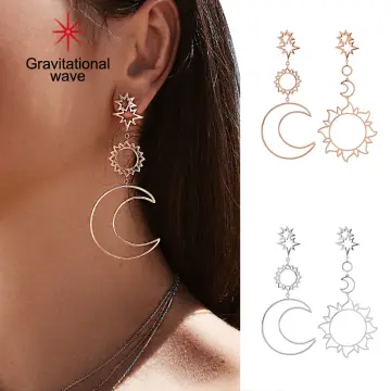 Sun & Moon Earrings for Women - ApolloBox