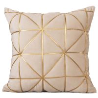 The Dutch Velvet Cushion Cover Bronzing Pillow Case Luxury Home Decoration Cushion Cover