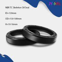 Black NBR TC/FB/TG4 Skeleton Oil Seal ID 130mm OD 150-180mm Thickness 10-16mm Nitrile Butadiene Rubber Gasket Sealing Rings Gas Stove Parts Accessorie