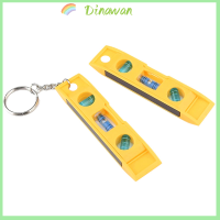 Dinawan เครื่องวัดระดับ Mini 3ระดับฟองพร้อมพวงกุญแจตอร์ปิโดแบบแม่เหล็ก