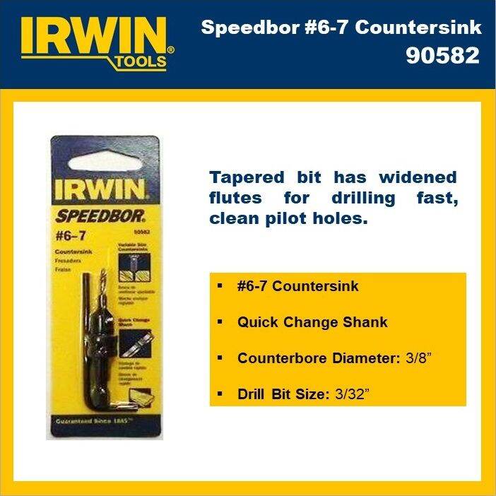 Irwin Speedbor 45 Countersink 90581 Lazada PH