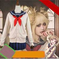 My Hero Academia Cosplay Himiko Toga Izuku Dress Jacket Coat Tops Sweater Costume Uniform Set Halloween