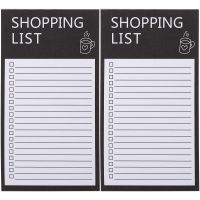 2 Books of Grocery List Planning Pad Convenient Shopping List Planner Notepad Magnetic Sticky Notes