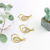 15PCS School Supplies DIY Decoration Metal Bookmark Clip Bird Shape Paper Clip DIY Decoration Cute Paperclip