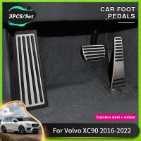 แป้นเหยียบ Ki Mobil Anti Selip Unvo XC90อุปกรณ์เสริม XC 90 2016 ~ 2022 Sesori Penutup Pedal Rem Gas Selerator Mobil