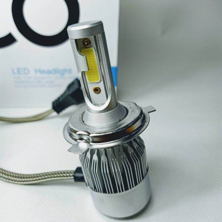 hot-ไฟ-led-ไฟหน้ารถยนต์-ไฟหน้ารถมอเตอร์ไซค์-led-cob-36w-c6-ไฟรถยนต์-ไฟหน้ารถยนต์-led-h4-แสงสีขาว-36w-3800lm-6000k-1คู่-หลอดไ-ส่งด่วน-หลอด-ไฟ-หน้า-รถยนต์-ไฟ-หรี่-รถยนต์-ไฟ-โปรเจคเตอร์-รถยนต์-ไฟ-led-รถย