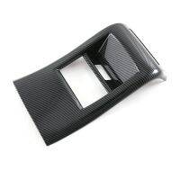 Car Carbon Fiber ABS Rear Air Outlet Cover Trim Stickers for BYD ATTO 3 Yuan Plus 2022