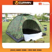 Lều phượt cắm trại vải dù rằn ri , lều du lịch 2 lớp nhiều màu