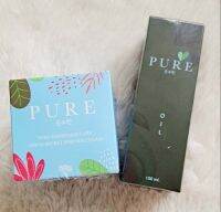 เซ็ตคู่ ครีมทารักแร้เพียว+เพียวออยล์ PURE DRY SERUM