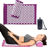 Yoga Massage Mat Acupressure Mat  Massage Relieve Stress Back Body Pain Spike Cushion Yoga Acupuncture Mat Fitness Accessories