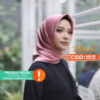 SQUARE Hijab Satin Velvet Plain 110X110 Premium Hijab Veil Women