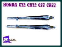 #ท่อไอเสีย #ท่อไอเสียคู่ C72 // HONDA C72 CA72 C77 CA77 EXHAUST MUFFLER SET 1 PAIR