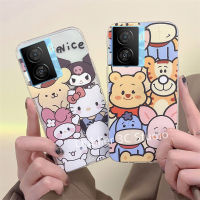 เคสโทรศัพท์ VIVO IQOO Z7 Z7X Y55+ Plus 5G เคส นิ่มซิลิโคนรูปตัวการ์ตูนเสือน่ารักขายดีป้องกันการตกเคสใสป้องกันการลื่น Case 2023