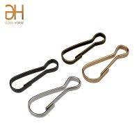 hot！【DT】♤✜❐  10Pcs Metal Purse PULLS HOOKS Paracord Lanyards Lariat Card ID Badge Holder