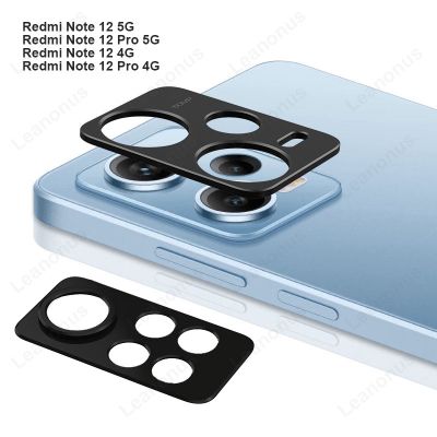 Xiaomi Redmi Note 12 Pro 4G 5G เลนส์โลหะสติกเกอร์อลูมิเนียมป้องกันแหวนฟิล์มป้องกันกล้อง