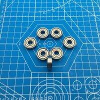 10pcs mr105zz 604zz 606zz 608zz 623zz 624zz 625zz 626zz 635zz 685zz 698zz Deep Groove Ball Bearing Flanged Pulley Wheel AXK