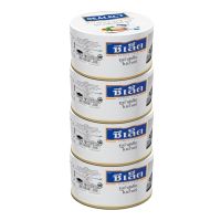 ซีเล็ค ทูน่าสเต็กในน้ำแร่ 165 กรัม x 4 กระป๋อง Sealect Tuna Steak in Spring Water 165 g x 4 Cans