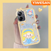 YIWESAN เคสสำหรับ Realme 10 Realme 10 Pro Plus 5G,เคสการ์ตูนน่ารักซินเดอเรลล่าสัตว์ประหลาดน้อยเคสนิ่มทนต่อการเสียดสีเคสโทรศัพท์โปร่งใสฝาครอบป้องกันเลนส์กล้องถ่ายรูปซิลิก้าเจล TPU