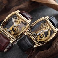 Shenhua deep China high-end leisure fashionable mens watch is fully automatic mechanical creative male single bridge watch --Mens Watch238812♝