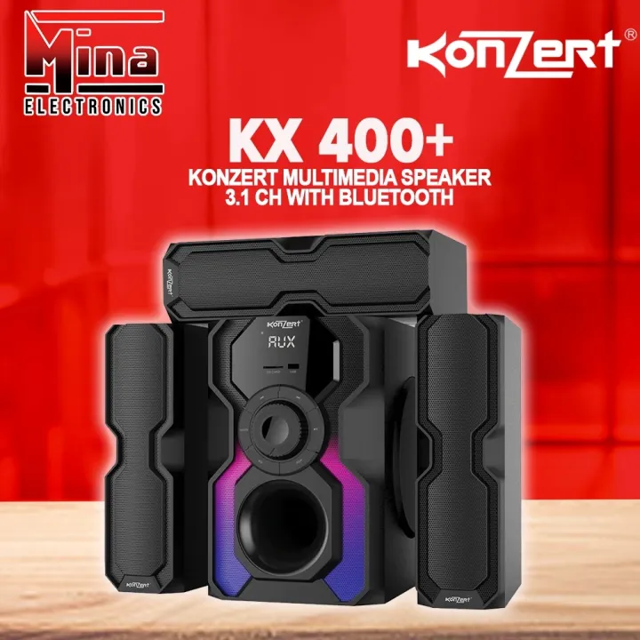 2022☼ Konzert KX 400 Bluetooth Multimedia 3.1 Speaker 4000W PMPO