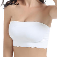 2021Xianqifen strapless sexy lingerie tube top bh bras for women plus size thinpadded bralette brassiere girl seamless wireless SML