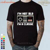 Summer Fashion Xbox Game T-Shirts MenS IM Classic I Am Not Old Gamer Ps4 Tee Shirts For Men Short Sleeve Tops Tees