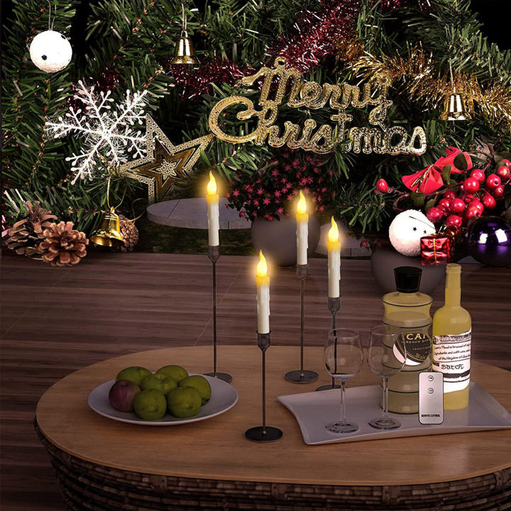 เทียนของตกแต่งปาร์ตี้เทียน-led-คริสต์มาสแบบลอยน้ำได้สำหรับผลิตภัณฑ์ตกแต่งบนโต๊ะคริสต์มาส