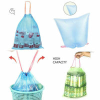 15PCS household degradable kitchen garbage drawstring bagdegradable environmental protection bagportable garbage bag