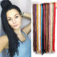 OYA36 25 สี ผู้หญิง เกลียวเล็ก ยาว สี ผอม Zizi กล่องถักเปียโครเชต์ โครเชต์ Dreads Hair มัดผม ผมถักเปียสังเคราะห์