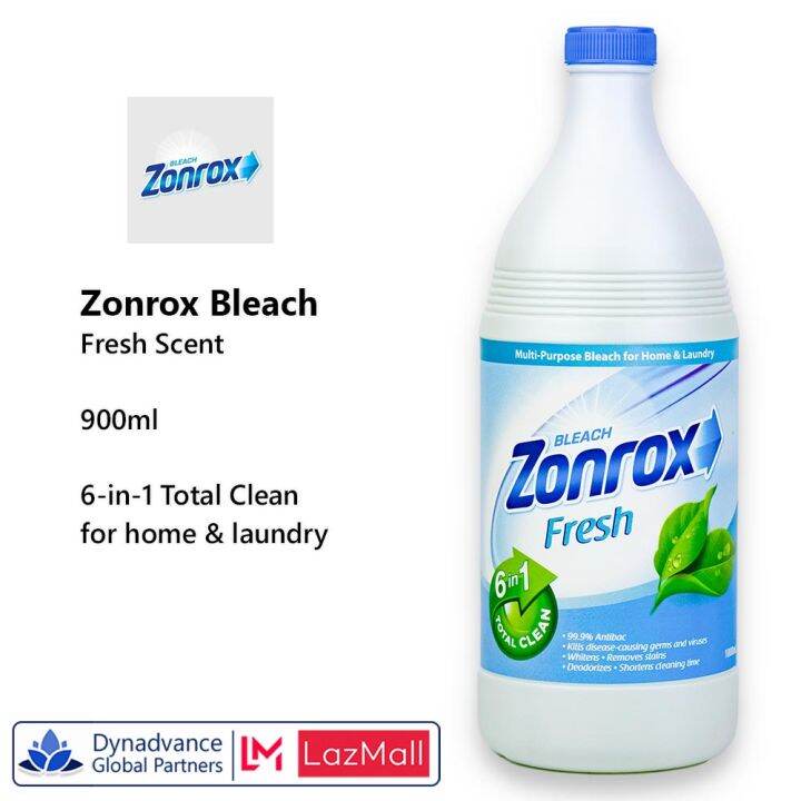 Zonrox Bleach Fresh Scent 6in1 Total Clean 900ml 99.9 Antibac