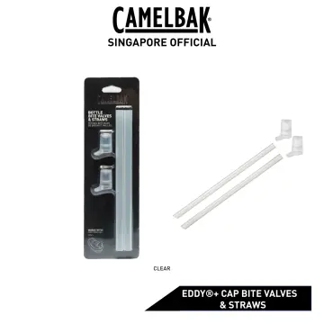 CamelBak Eddy+ Kids Bottle Replacement Bite Valves & Straws Clear