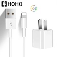 HOHO?สายชาร์จสำหรับไอโฟน iPhone 5W USB Foxconn cable charger ชุดชาร์จสำหรับไอโฟน​ สายชาร์จสำหรับไอโฟน หัวชาร์จสำหรับไอโฟน