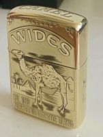 □ NTL 2 style 65g brass Five-sided carving kerosene lighter camel