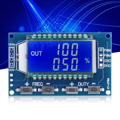 เครื่องกำเนิดสัญญาณ Serial Communication Duty Cycle โมดูลฟังก์ชั่นความถี่พัลส์จอแสดงผล LCD 3.3-30V สำหรับไดรเวอร์ควบคุมมอเตอร์สำหรับการทดลอง Development