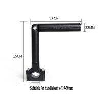 มือจับปรับระดับได้รถจักรยานยนต์มัลติฟังก์ชั่22มม. 7/8 "แถบครอสบาร์เสริมสร้างแถบคันโยกจีพีเอสฐานยึดอุปกรณ์นำทางการหมุน360