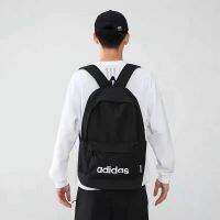 AdidasBackpack New Classic Casual Sports Backpack สำหรับผู้ชายและผู้หญิง(ยาว28cmกว้าง16cmสูง47cm)