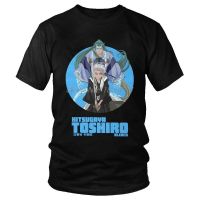 Tvoe Manga Toshiro Hitsugaya T Shirt Men Short Sleeve Cotton T-shirt Anime Bleach Tees Top Harajuku Tshirt XS-6XL