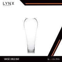 LYNX - VASE 082 - แจกันแก้ว แจกันสูง ทรงโอ่ง แฮนด์เมด เนื้อใส มีให้เลือก 2 ขนาด คือ ความสูง 50 ซม. และ 60 ซม.