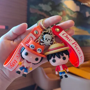 One Piece Keychains Anime Monkey D. Luffy Tony Chopper Roronoa