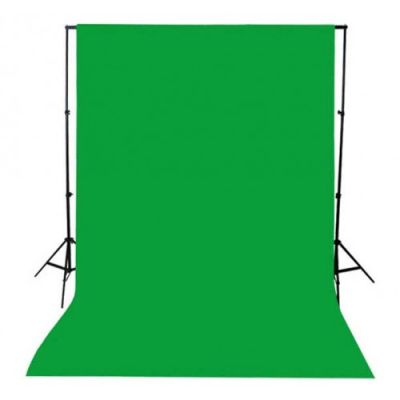 ฉากผ้าสำหรับถ่ายภาพ ขนาด 2M x 3M Cotton Muslin 100% Green Screen (เฉพาะผ้าฉากไม่รวมโครงฉาก)