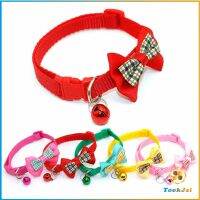 TookJai ปลอกคอโบว์น่ารัก + กระดิ่ง เลือกสีได้ สายปรับได้ยาว Pet collar