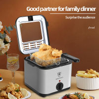 「RS Store」Deep Fryer Household Large Capacity Fantastic Fryer Fried Fritters Fried Chicken French Fries Electric Brake Snack Stove