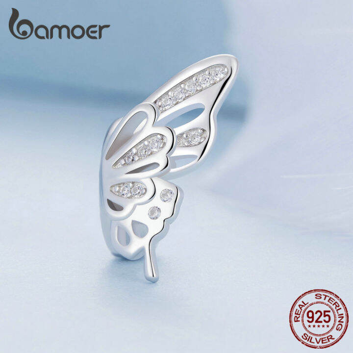 bamoer-925จี้ลูกปัดซิลิโคนผีเสื้อเงินสเตอร์ลิงสำหรับผู้หญิงสร้อยข้อมือแบบทำมือสำหรับ-bsc823เครื่องประดับแฟชั่นth