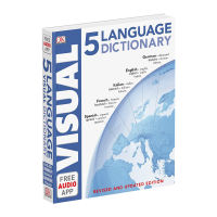 DK 5 languages graphic Dictionary English original 5 language Visual Dictionary English reference book original English book