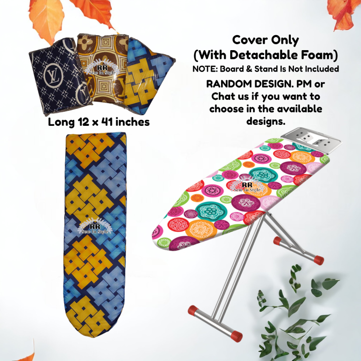 RR FASHIONABLE IRON BOARD COVER WITH DETACHABLE FOAM ( COVER ONLY