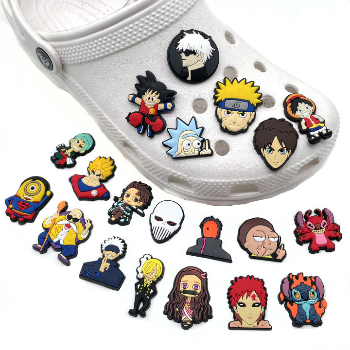 Anime Cartoon My Hero Academia Shoe Charms for Croc Shoelace Decorate Shoe  Buckle Jibz Fit Wristbands Accessories