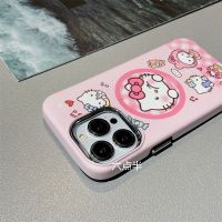 case น่ารัก Hello สำหรับแอปเปิ้ล 14 เคสศัพท์ 13promax พื้นผิวกระจก 1211 ฟิล์ม